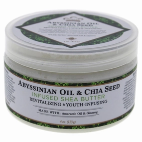 100% Organic Shea Butter Infused With Frankincense And Myrrh by Nubian Heritage for Unisex - 4 oz Moisturizer