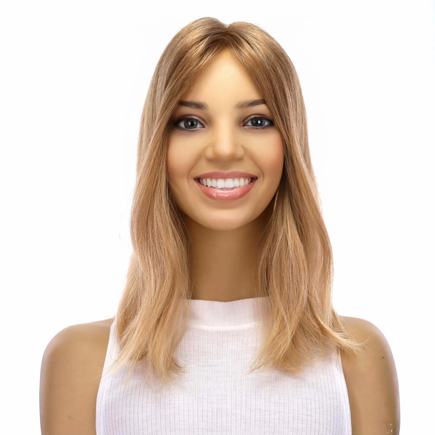 14" Topaz Lace Top Topper #16 Warm Dark Blonde