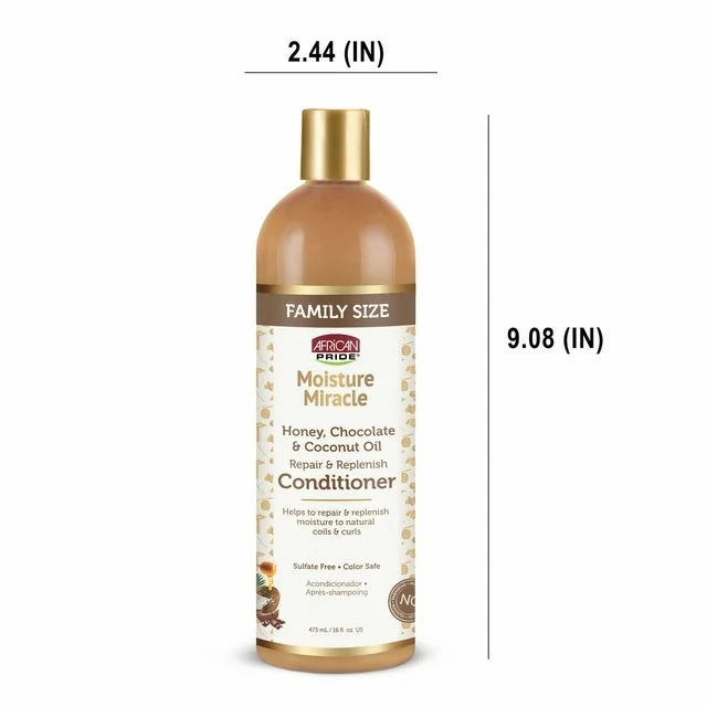 African Pride Moisture Miracle Honey & Coconut Oil Conditioner - 16 oz