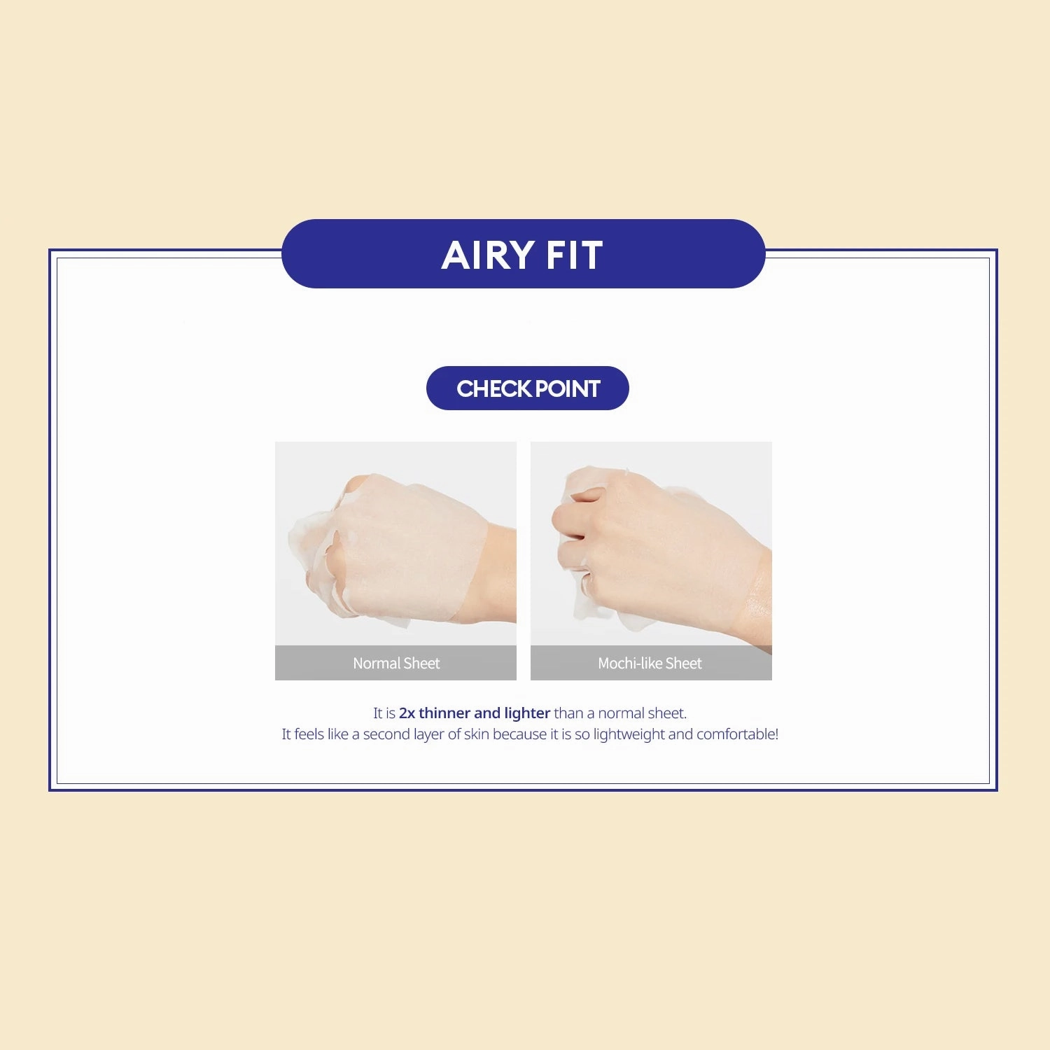 Airy Fit Sheet Mask (Aloe) 20 PK