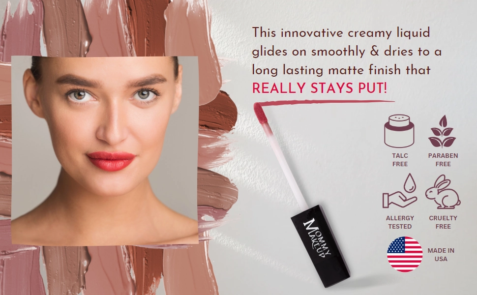 Amber Stay Put Matte Lip Cream | Stunning Kiss-Proof Lipstick