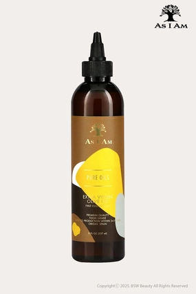 AS I AM PURE OILS EXTRA VIRGIN OLIVE OIL 8oz