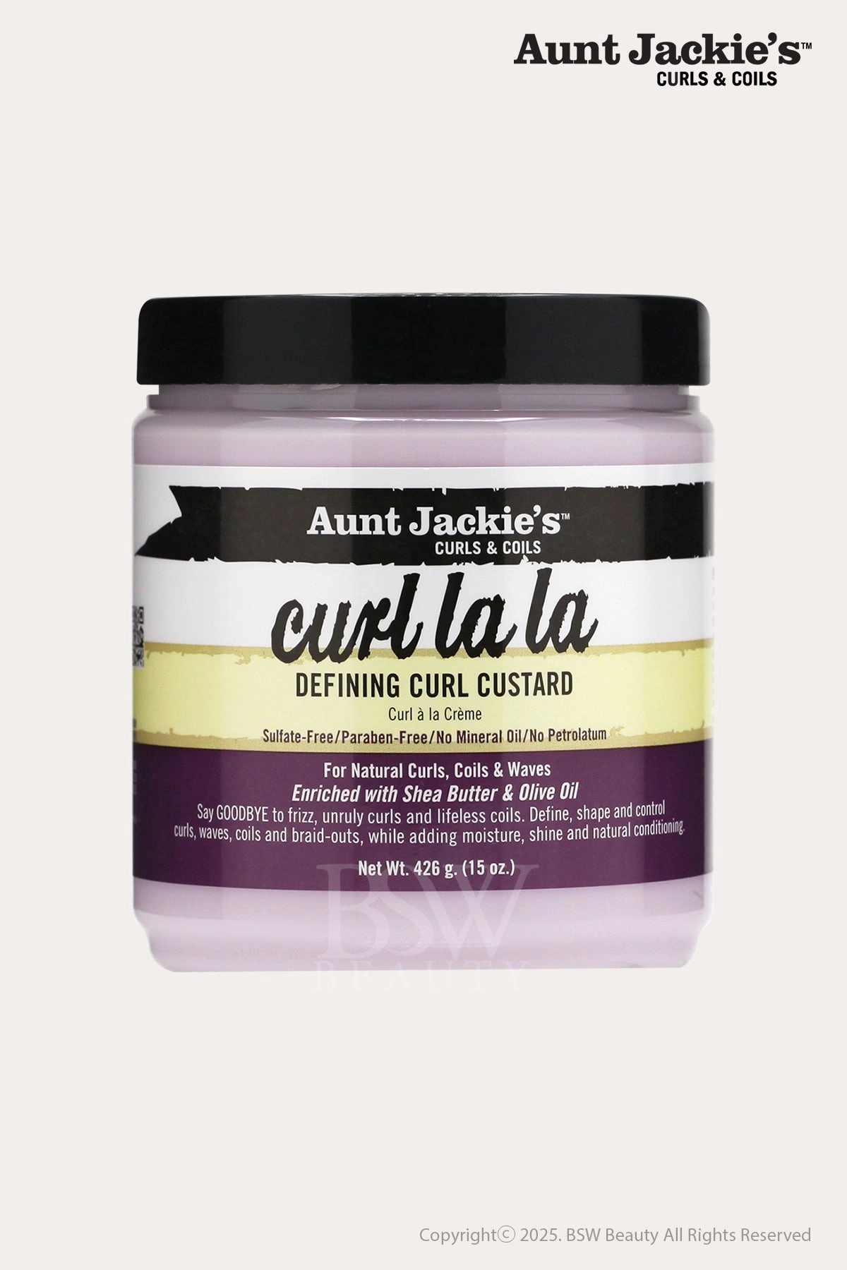 AUNT JACKIES CURL LA LA DEFINING CURL CUSTARD 15oz