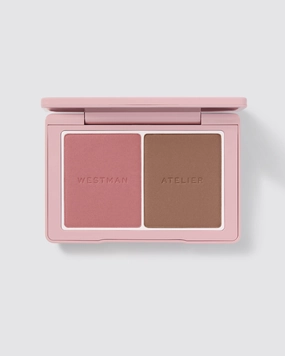 Baby Cheeks   Face Trace Sculpting Powder Duo - Petal / Biscuit