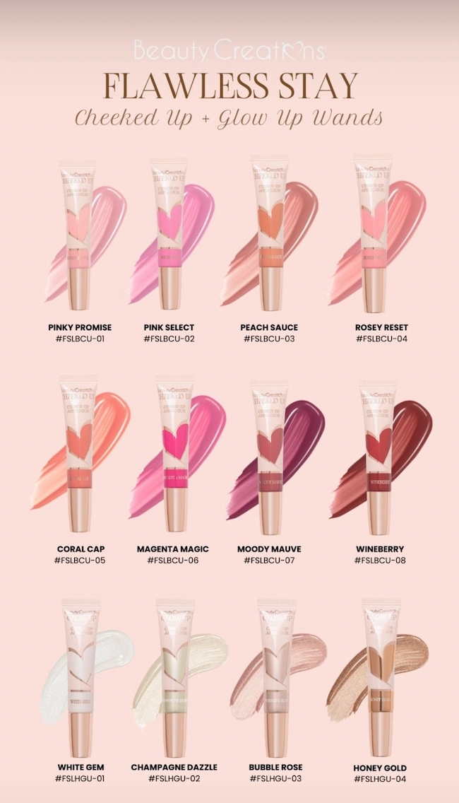 BEAUTY CREATIONS- FLAWLESS STAY LIQUID WANDS (LIQUID BLUSH   HIGHLIGHT)