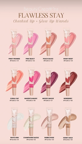 BEAUTY CREATIONS- FLAWLESS STAY LIQUID WANDS (LIQUID BLUSH   HIGHLIGHT)