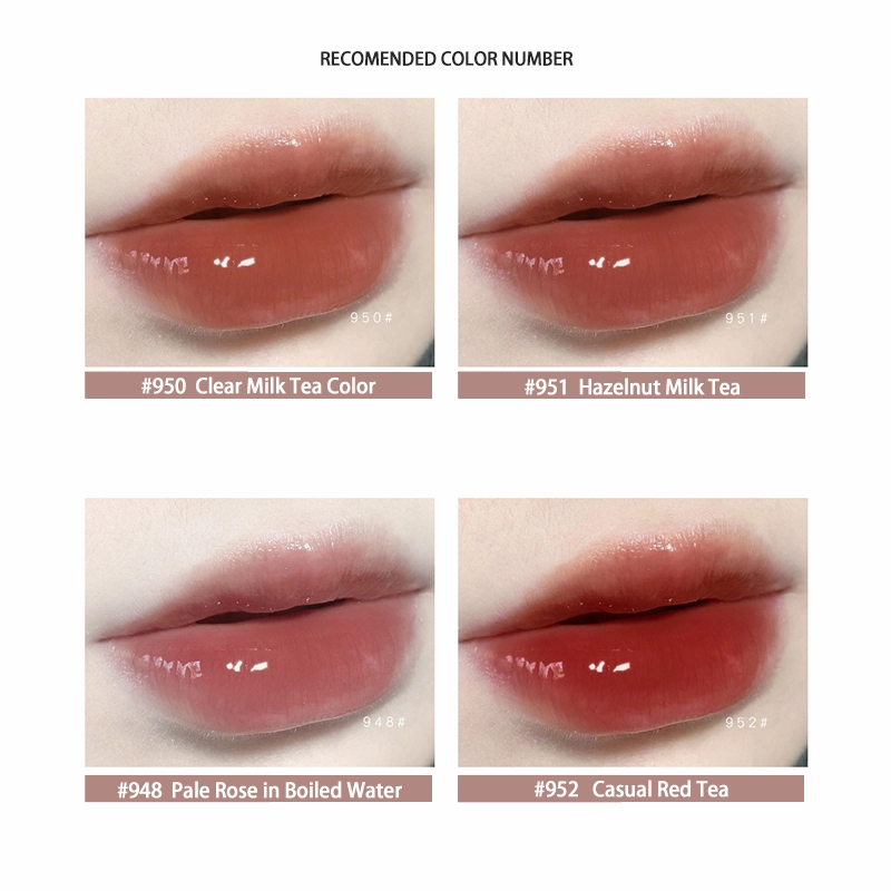 CHEERFLOR Angel Embossed Glass Lip Glaze