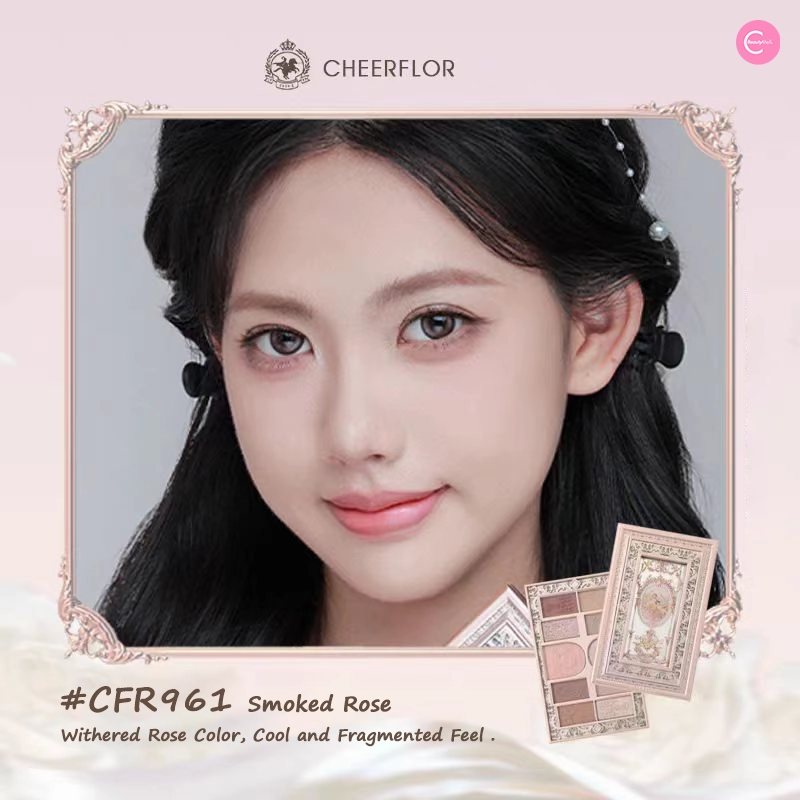 CHEERFLOR Love & Romantic Ten-Color Framed Eyeshadow Palette