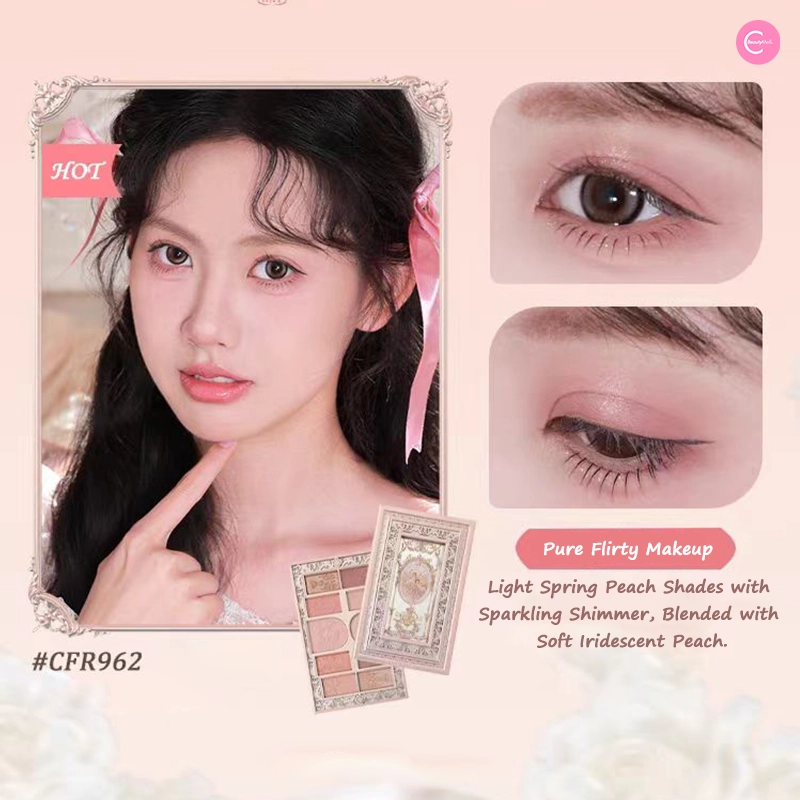 CHEERFLOR Love & Romantic Ten-Color Framed Eyeshadow Palette
