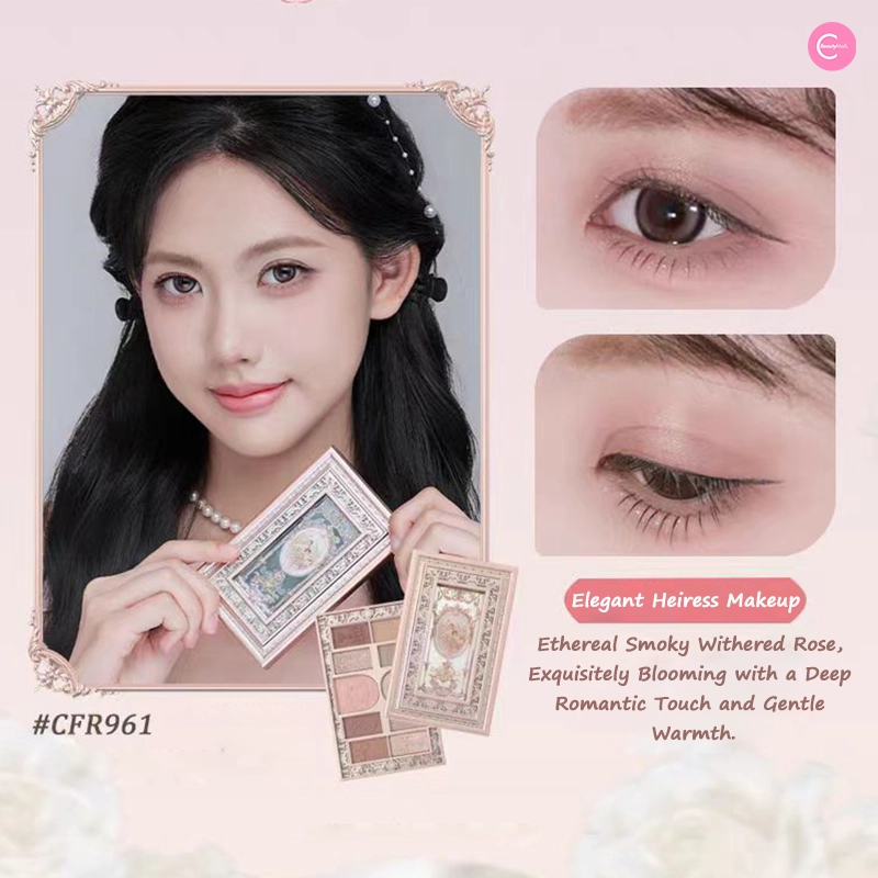 CHEERFLOR Love & Romantic Ten-Color Framed Eyeshadow Palette