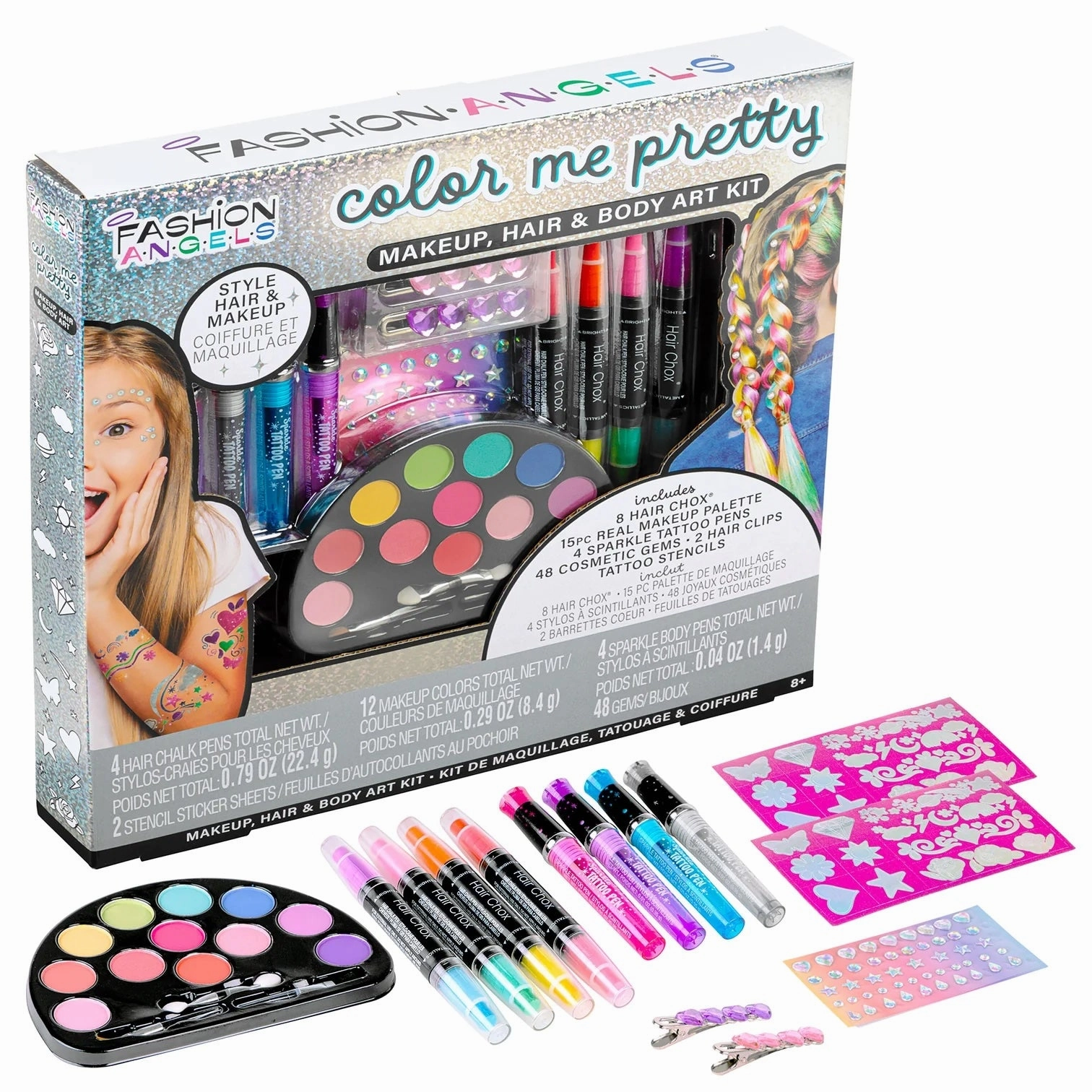 Color Me Pretty - Make Up, Hair & Body Art Kit