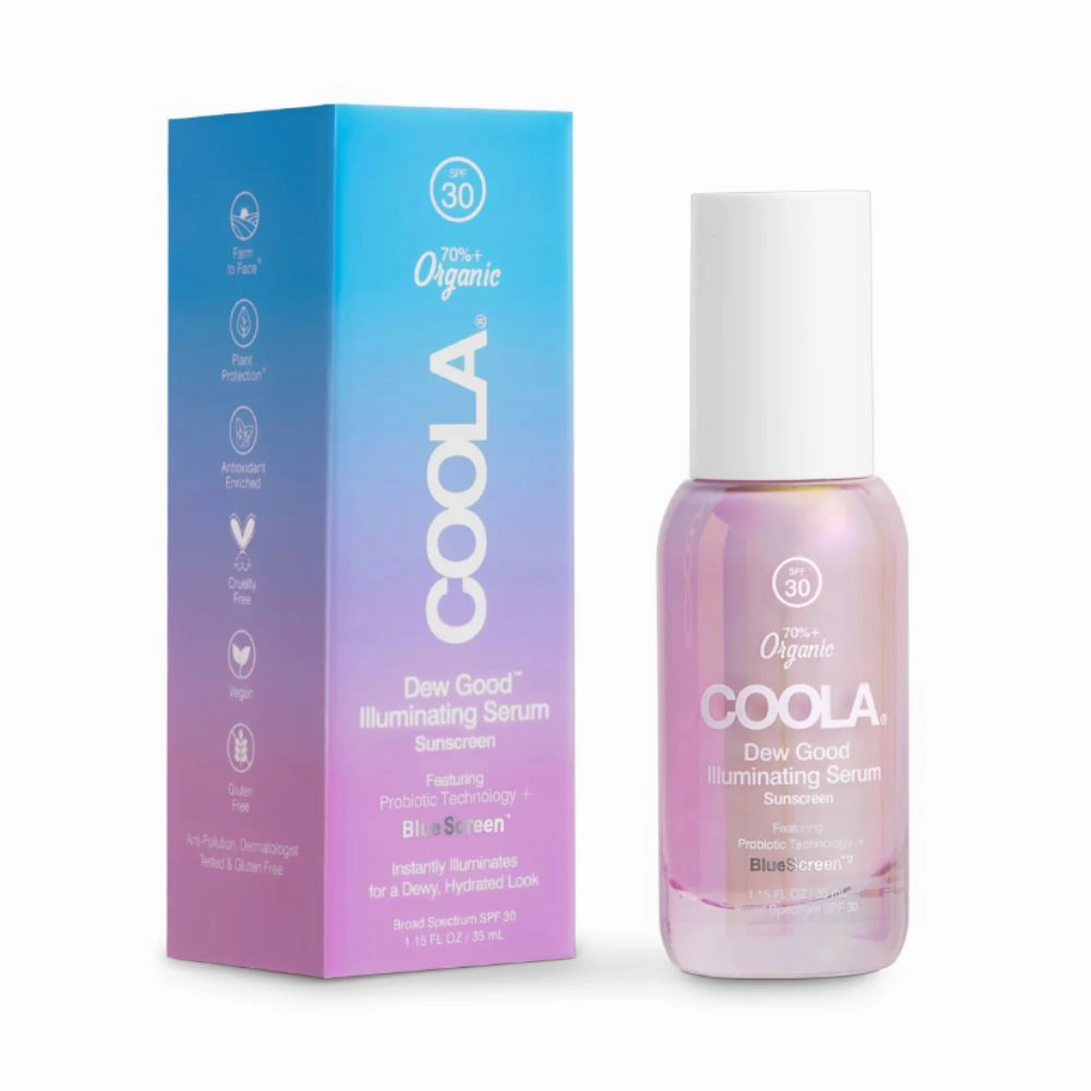 Coola Dew Good Illuminating Serum Sunscreen with Probiotic Technology SPF 30