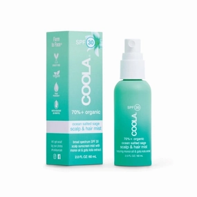 Coola Scalp & Hair Mist Sunscreen Ocean Salted Sage SPF 30 2oz