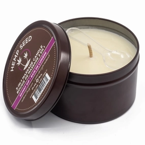 Earthly Body Hemp Seed 3-In-1 Massage Candle - Skinny Dip Scent