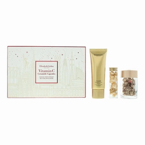 Elizabeth Arden Vitamin C Gift Set Ceramide Radiance Renewal Serum Capsules 30pcs - Ceramide Daily Youth Restoring Serum Capsules 14pcs -
