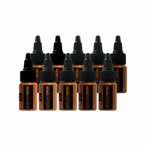 European Body Art Endura 1oz 10 Pack Deep Dark Kit