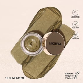 Everlust Shimmer Cream Shadow (010, Olive Grove)