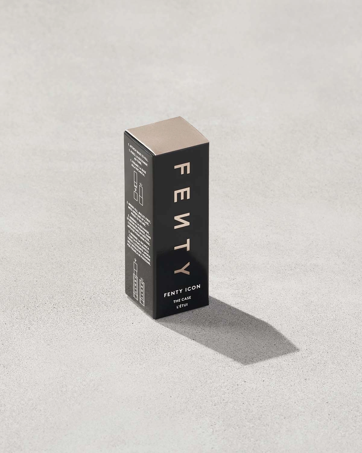 Fenty Icon The Case Semi-Matte Refillable Lipstick — Matte Black