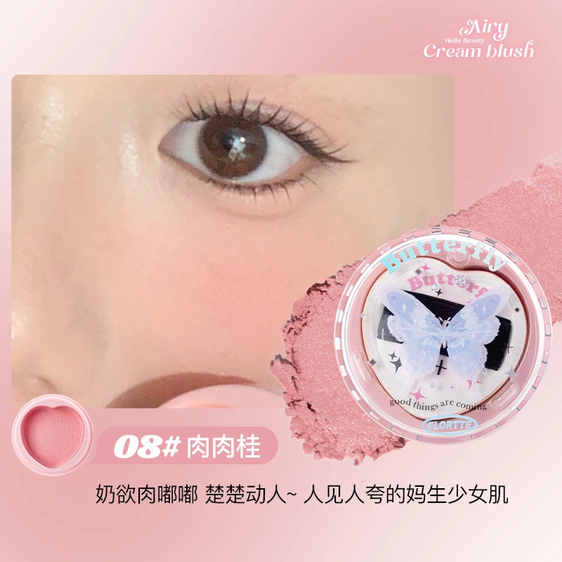 Flortte Butterfly Airy Meladerm Style Blush Cream 6g