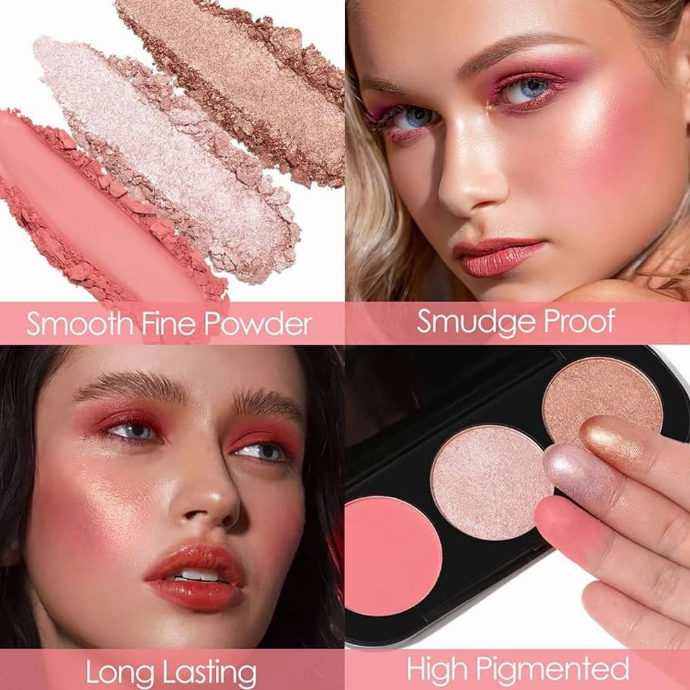 Focallure Blush & Highlighter Palette 03