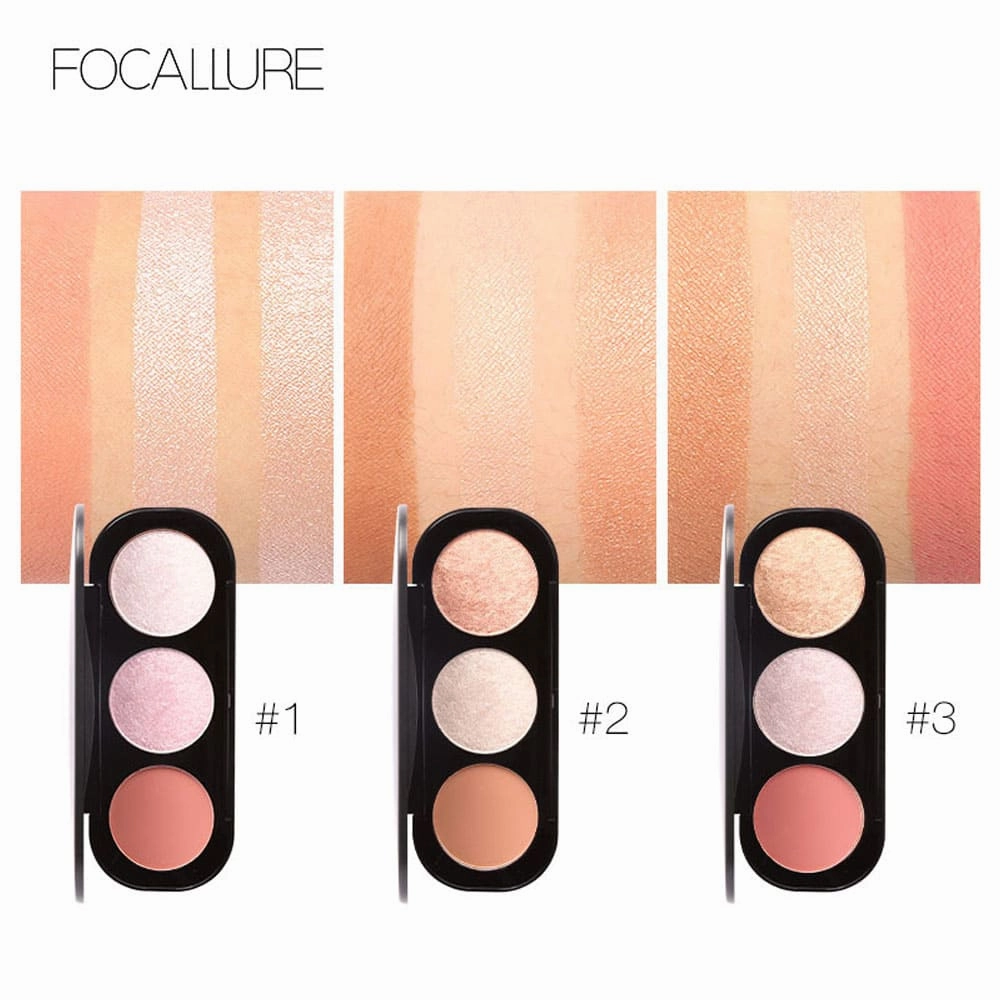 Focallure Blush & Highlighter Palette 03
