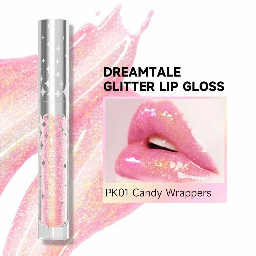 Focallure Dreamtale Glitter Lip Gloss PK01 Candy Wrappers