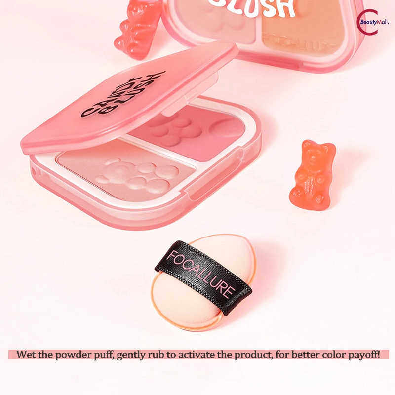 FOCALLURE Dual-Color Blush Mud