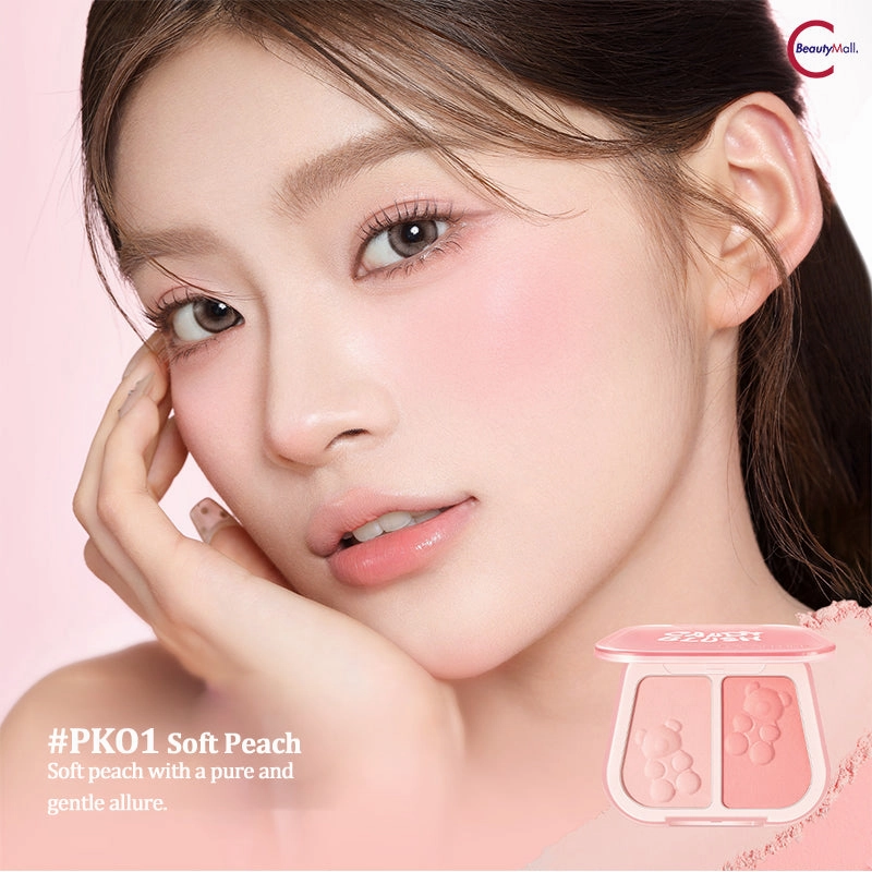 FOCALLURE Dual-Color Blush Mud