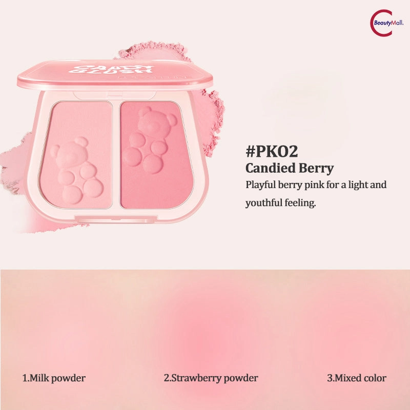 FOCALLURE Dual-Color Blush Mud
