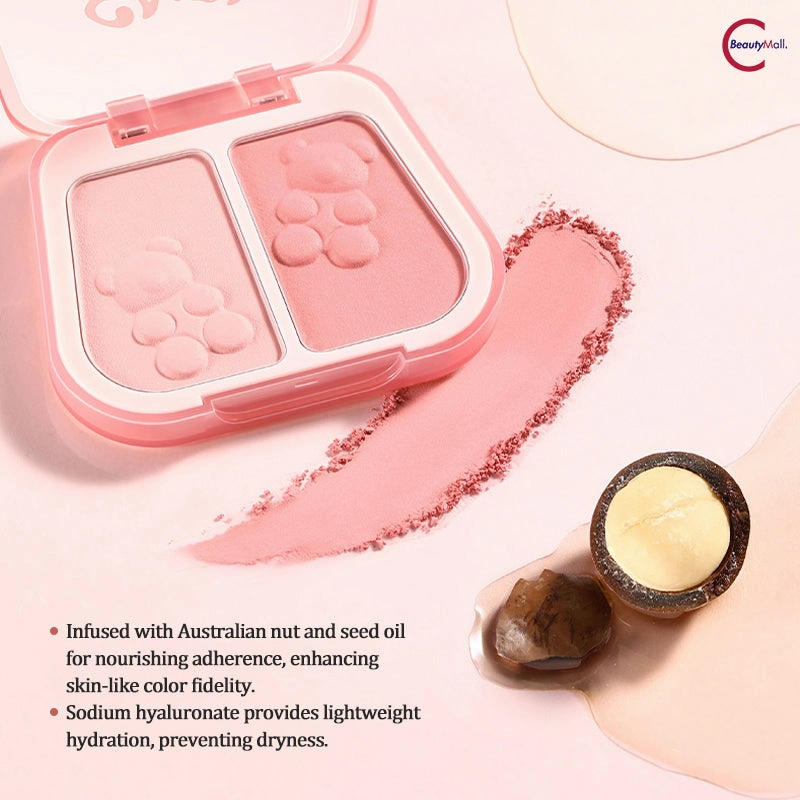 FOCALLURE Dual-Color Blush Mud