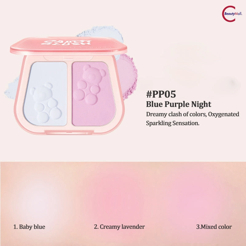 FOCALLURE Dual-Color Blush Mud