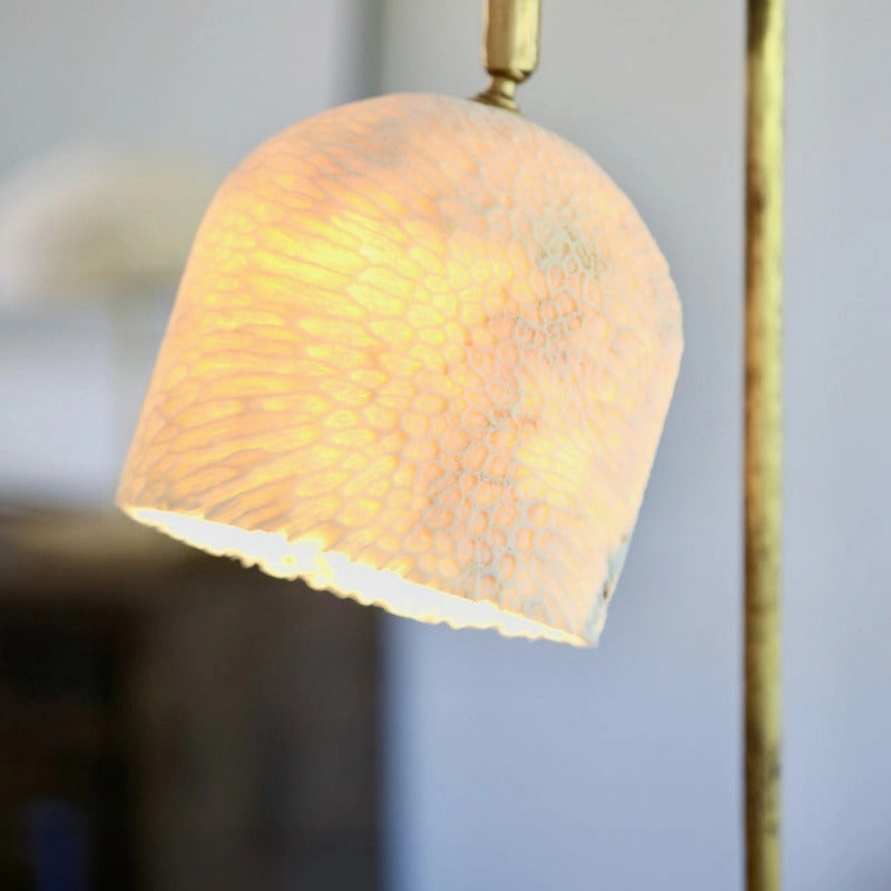 Fossil Coral Arch Lamp