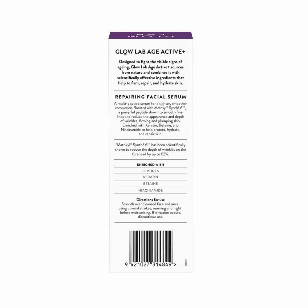 Glow Lab Repairing Facial Serum Age Active 30ml
