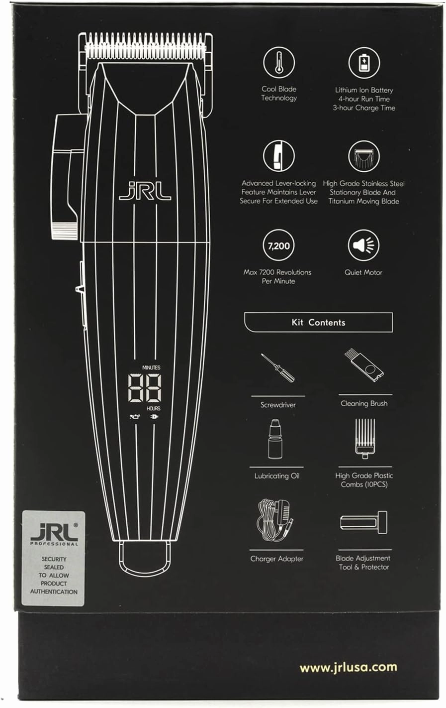 JRL FF 202OC Professional Cordless Hair Clipper