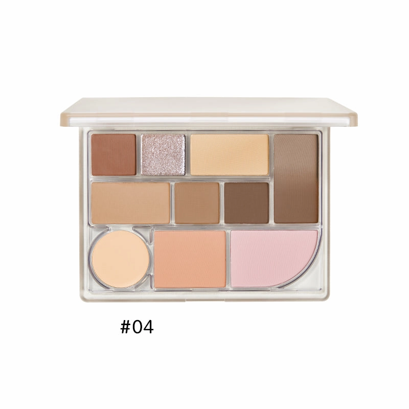 Judydoll 10-Shade All-in-One Outdoor Makeup Palette