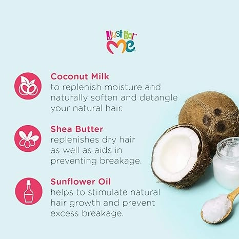 Just For Me Natural Hair Milk Hydrate & Protect Leave-In Conditioner - 10 oz