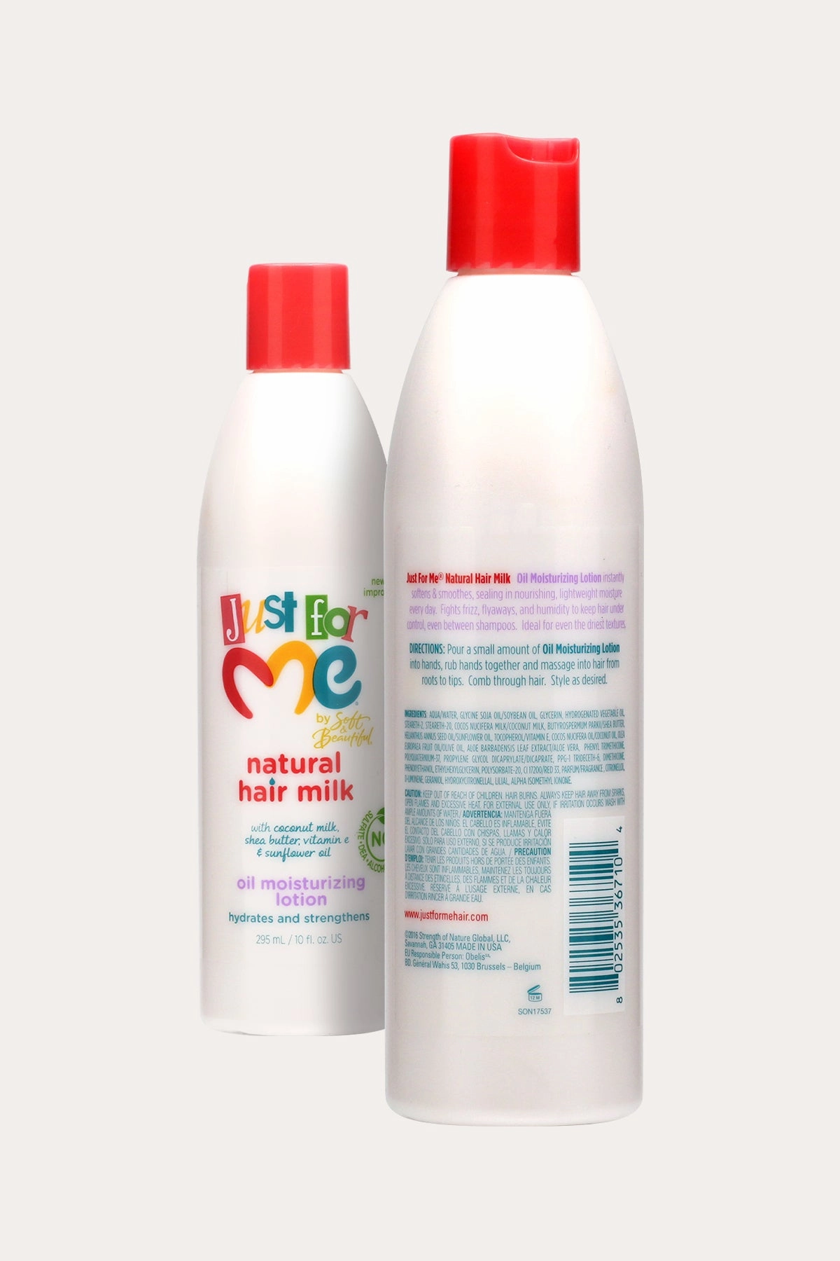 JUST FOR ME NATURAL HAIR MILK OIL MOISTURIZING LOTION 10oz
