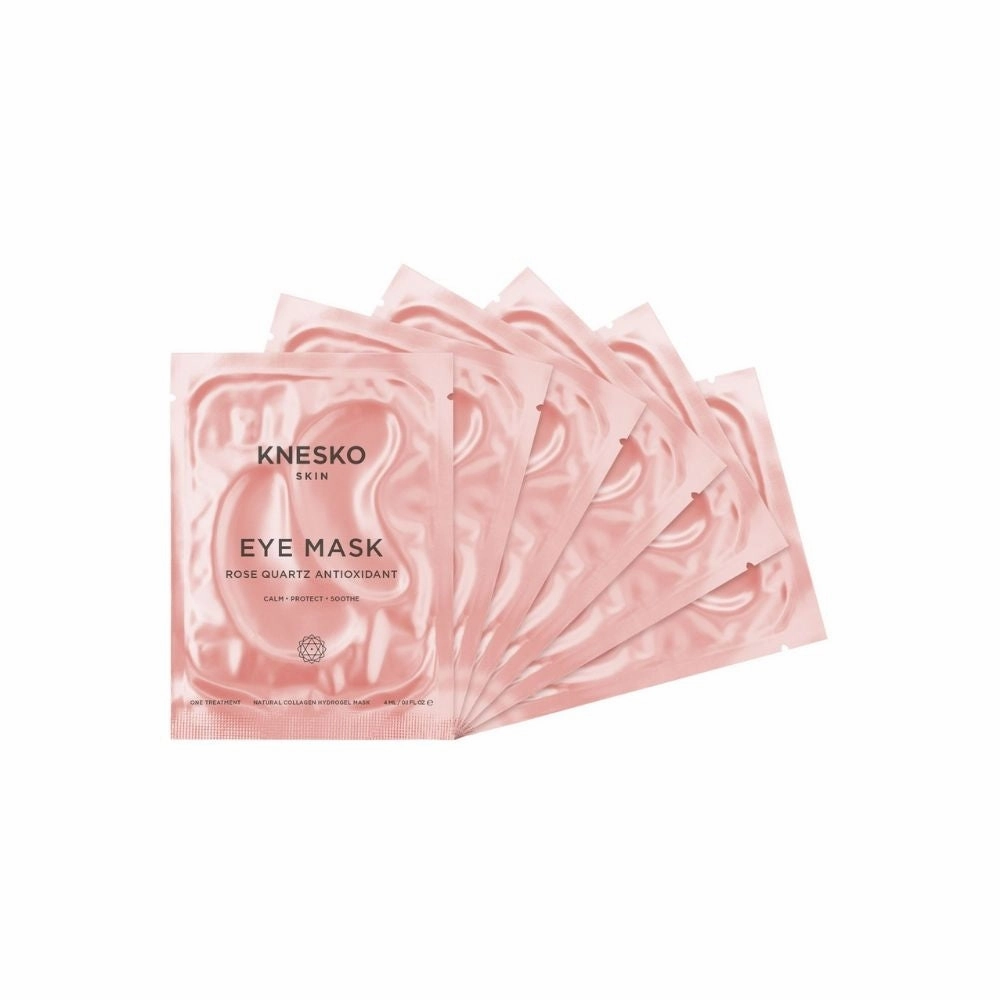 Knesko Rose Quartz Antioxidant Collagen Eye Masks