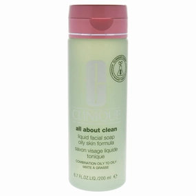 Liquid Facial Soap Oily Skin Formula by Clinique for Unisex - 6.7 oz Soap