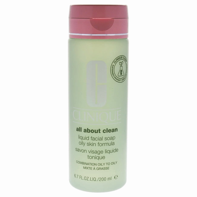 Liquid Facial Soap Oily Skin Formula by Clinique for Unisex - 6.7 oz Soap