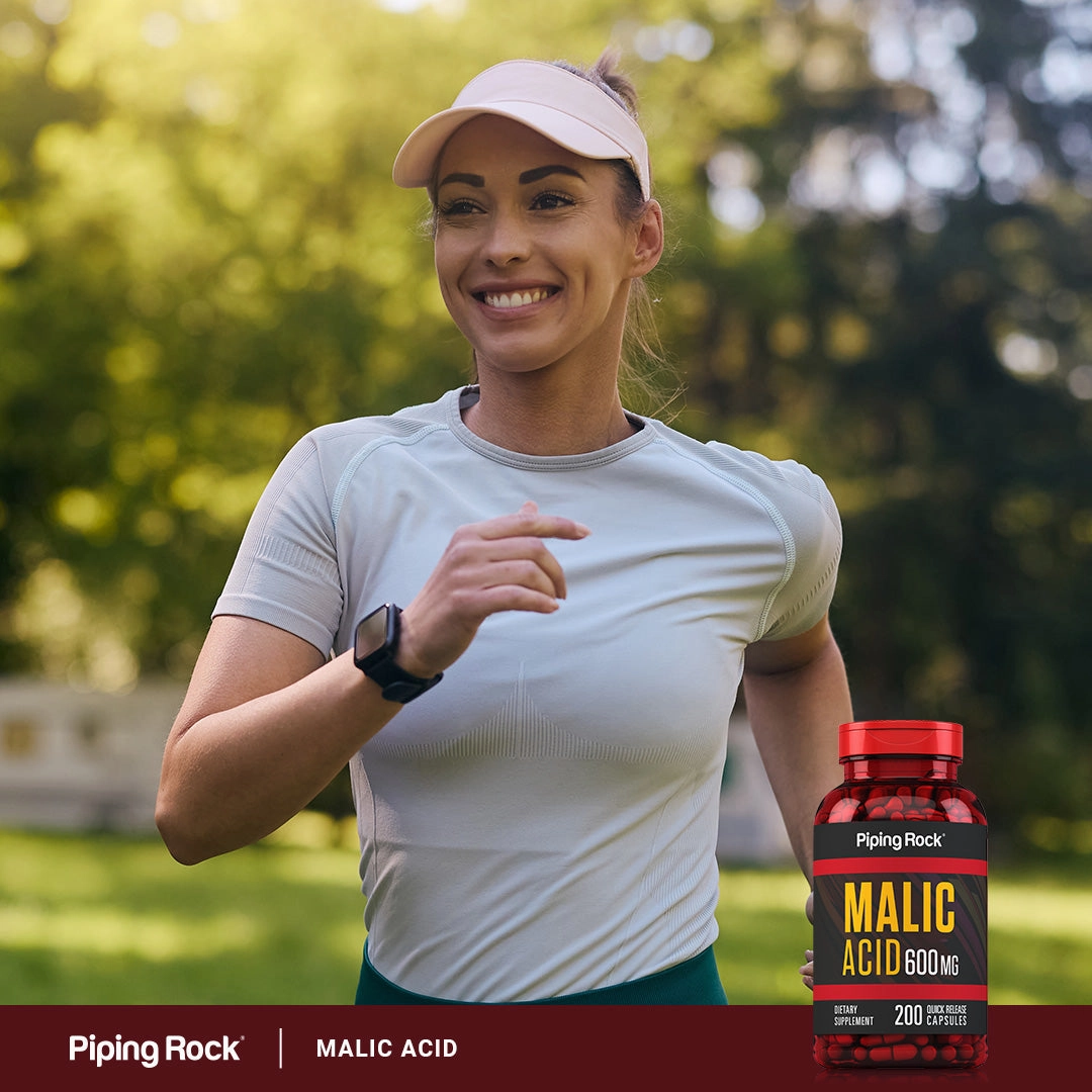 Malic Acid, 600 mg, 200 Quick Release Capsules