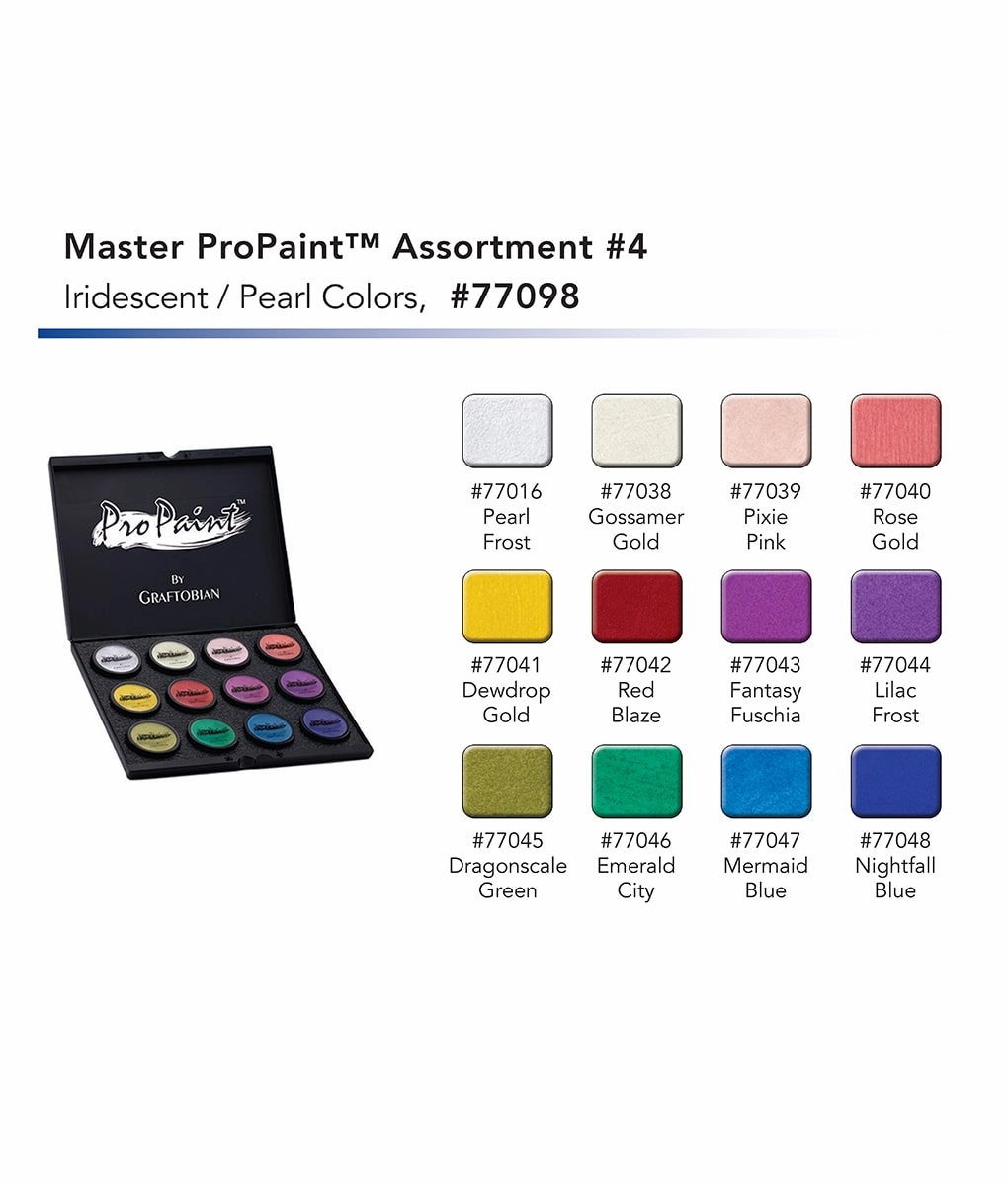 Master ProPaint™ Box 4, Iridescent-Pearl Colors