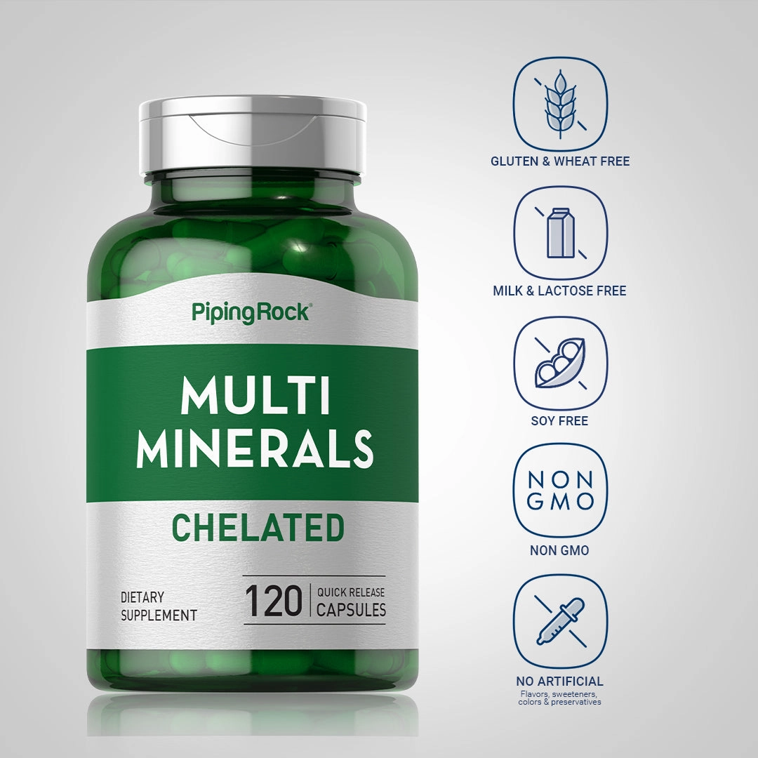Mega Multi Chelated Minerals, 120 Quick Release Capsules