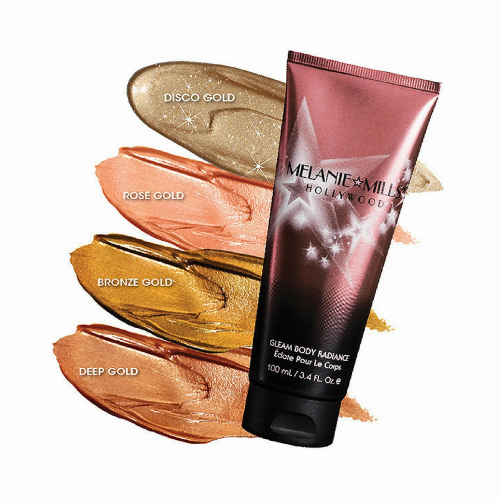 Melanie Mills Hollywood Gleam Body Radiance Deep Gold