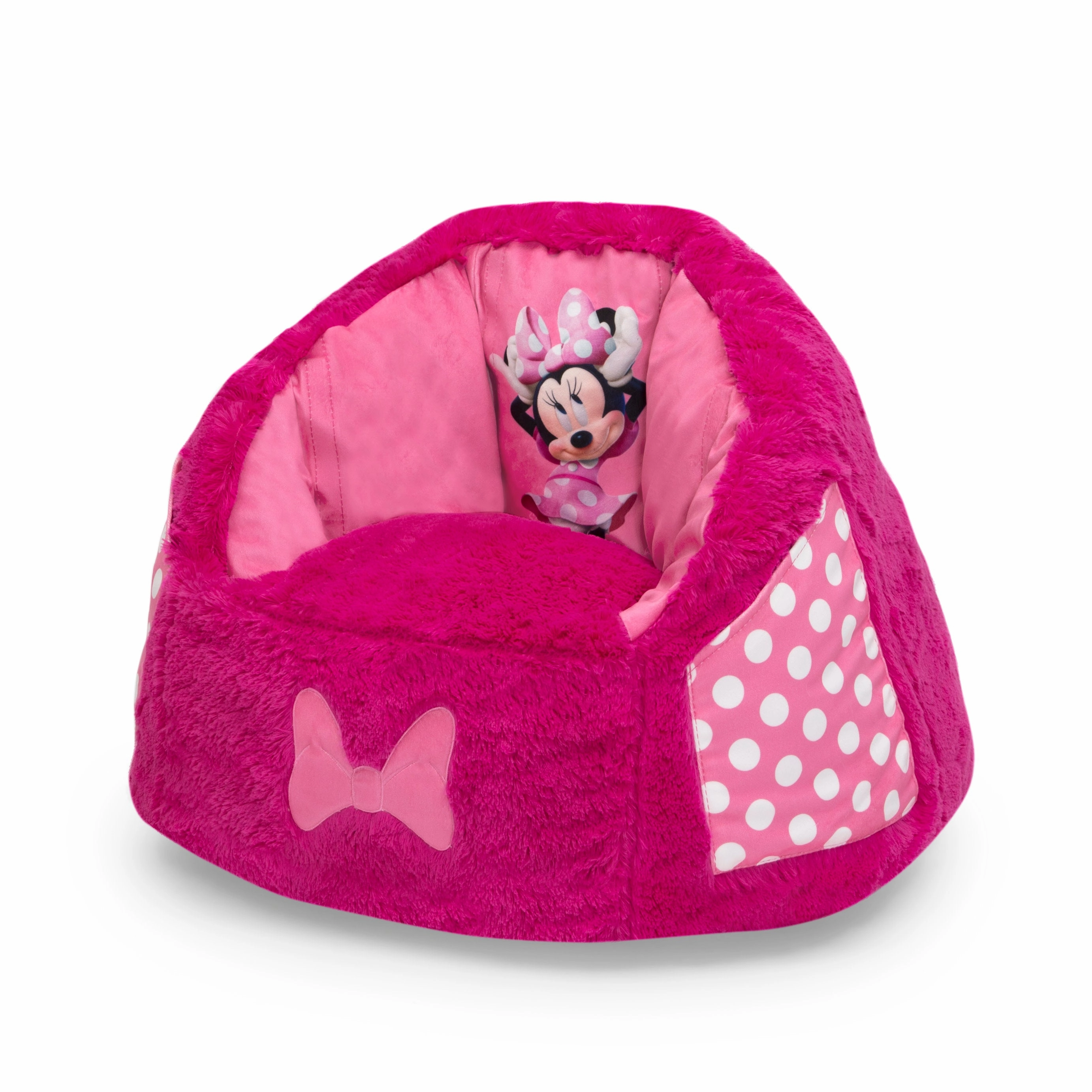 Minnie Mouse Cozee Fluffy Chair, Toddler Size (for Kids Up to 6 Years Old)