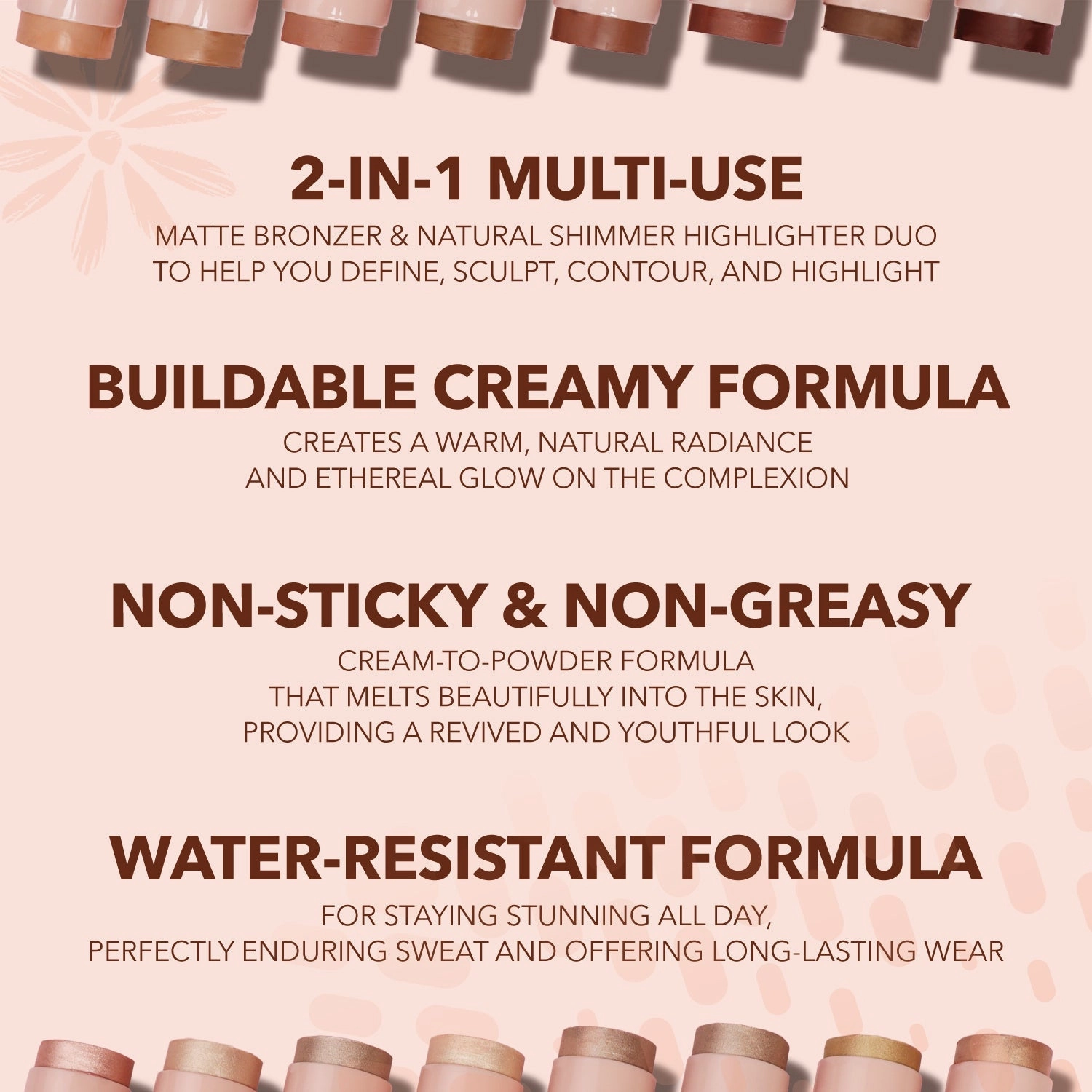 MOIRA - SCULPT & GLOW DUO STICK