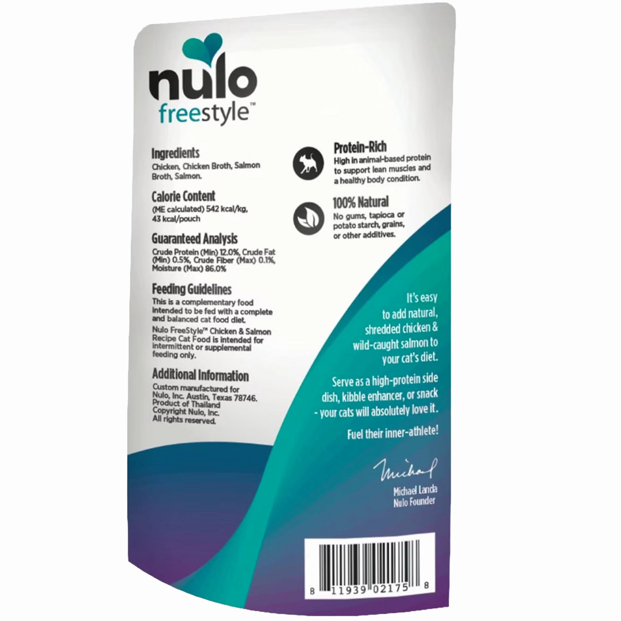 Nulo FreeStyle Meaty Toppers Chicken & Salmon Cat Food Topper