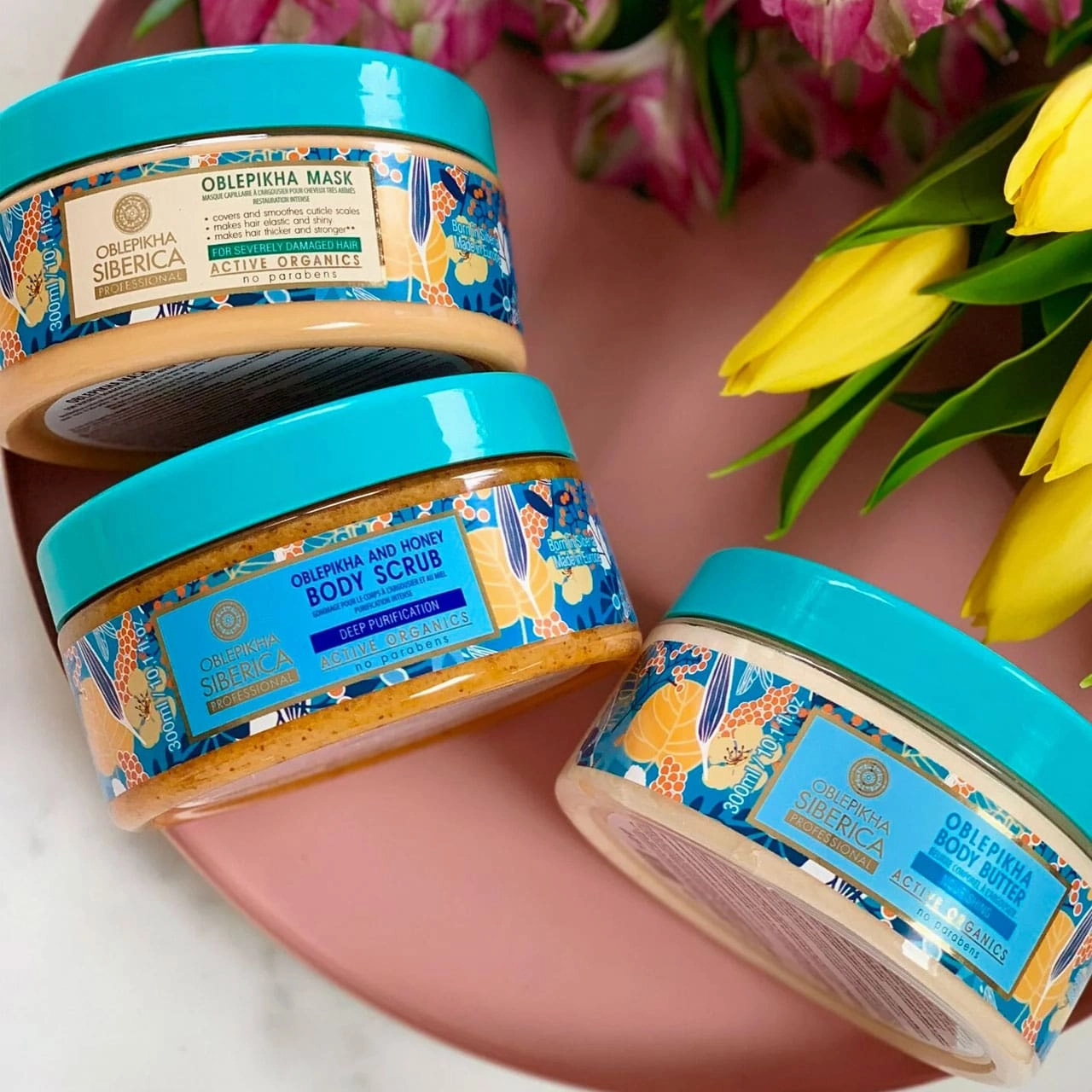 Oblepikha Siberica Body Butter With Organic Oblepikha Hydrolate Nourishing 300ml