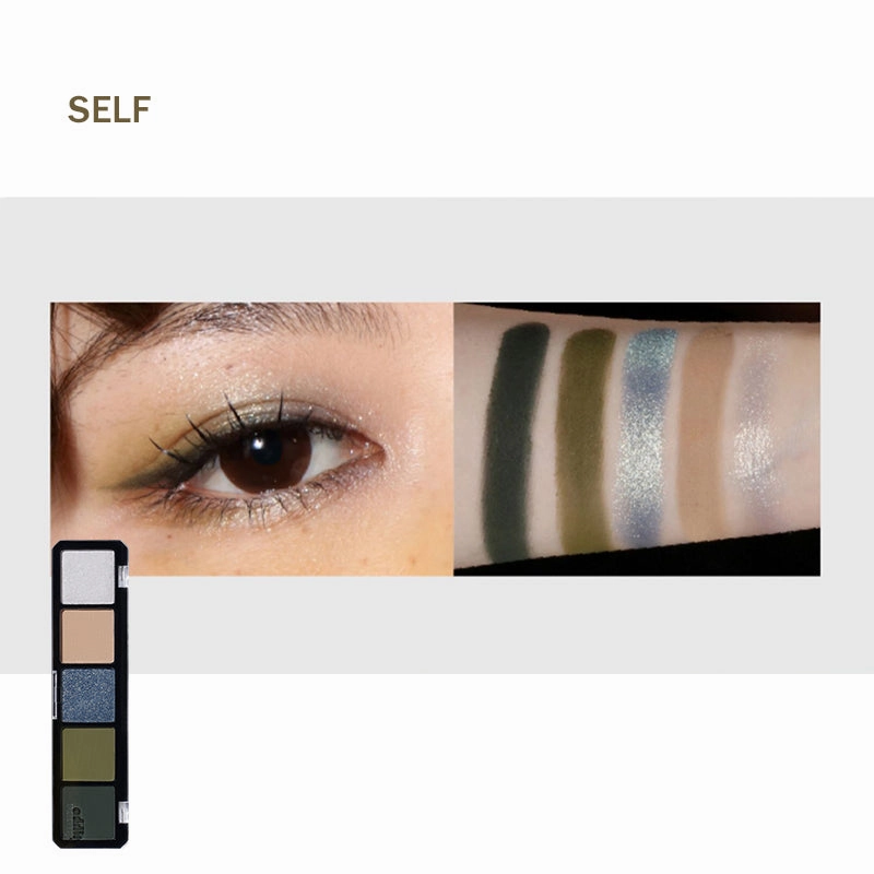 ODDITY Unnamed Ashes Series Five-Color Eyeshadow Palette (Playful Makeup)