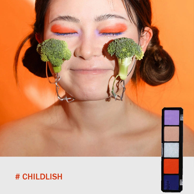 ODDITY Unnamed Ashes Series Five-Color Eyeshadow Palette (Playful Makeup)